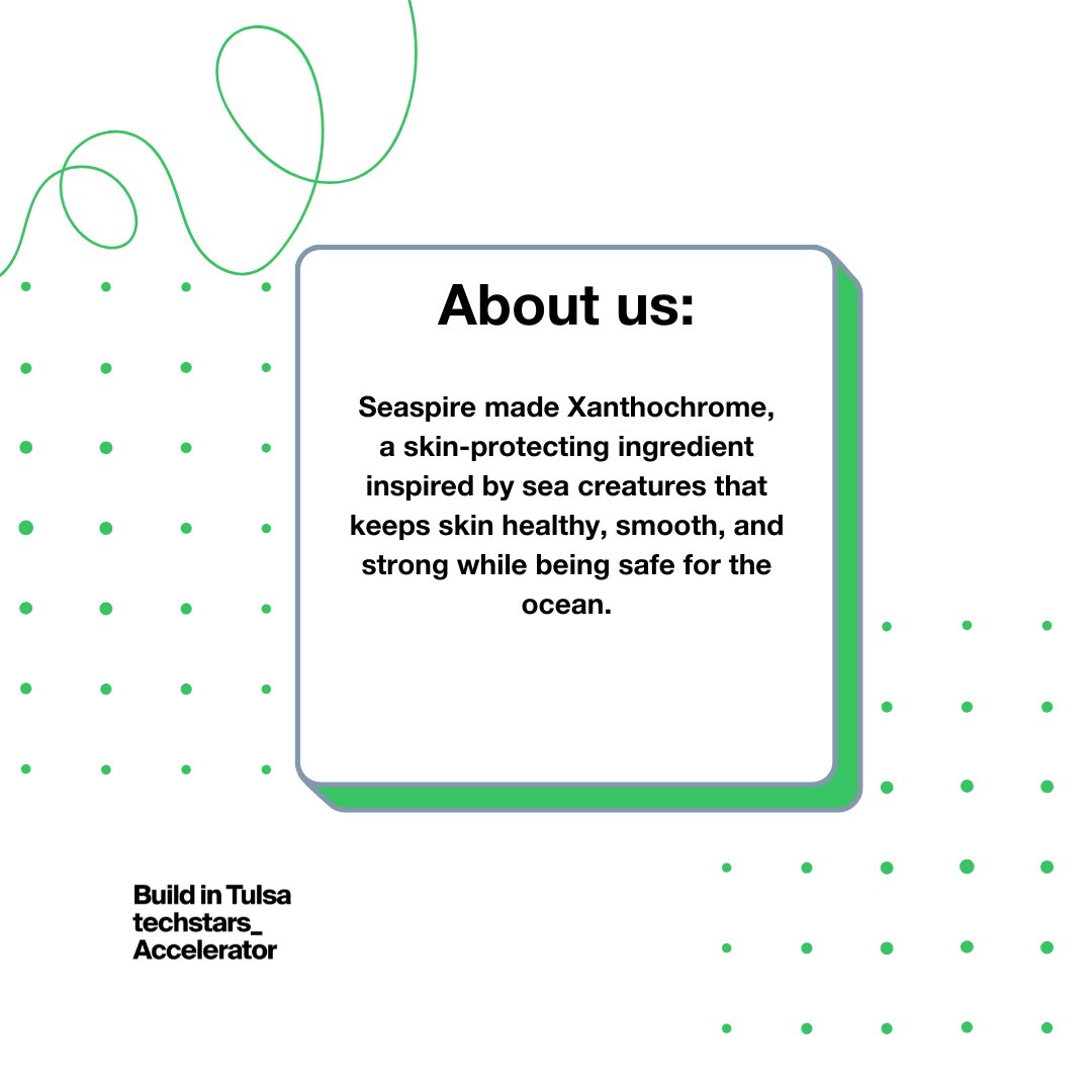 Tulsa’s is powered by people like Dr. Camille. Smarter skincare that protects both people and the planet. Connect with Dr. Camille Martin at Demo Day:
📅Date:Dec 3rd
⌚Time: 5:30 PM
🏛️Location: Philbrook Museum.

RSVP using this link 👉🏾 tsta.rs/6MXo50XtBK4