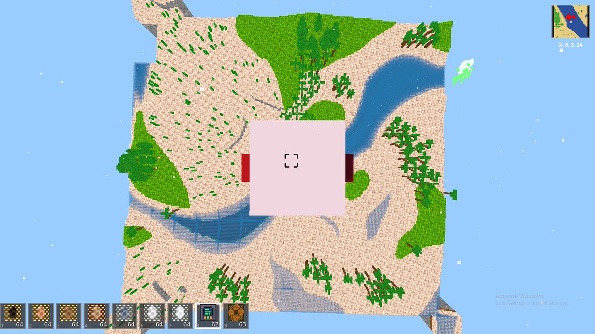 VikerusForrest's tweet image. 12 chunk distance on standard settings!