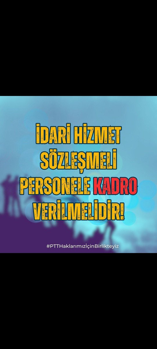 #PTTHaklarımızİçinBirlikteyiz