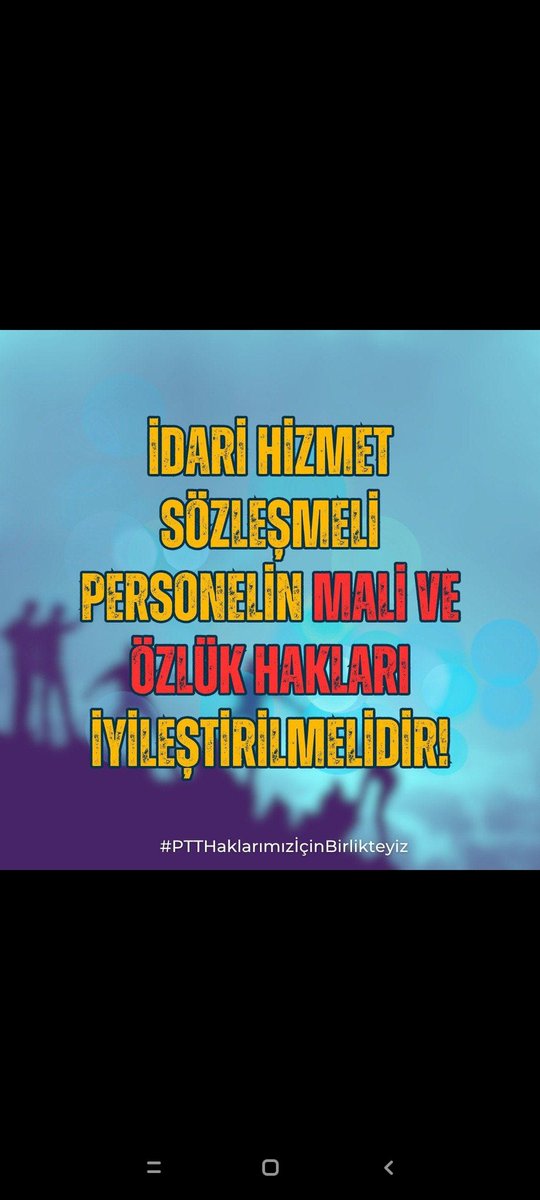 #PTTHaklarımızİçinBirlikteyiz