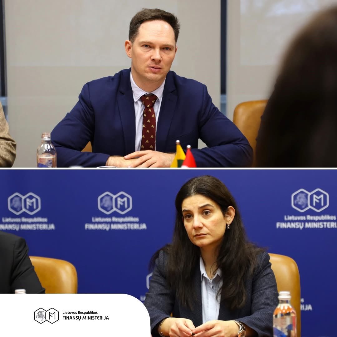 Ambassador Toplu paid a courtesy call on Lithuania’s Minister of Finance, Kristupas Vaitiekūnas.

We express our gratitude to Minister Vaitiekūnas for the fruitful meeting and the meaningful exchange of views.