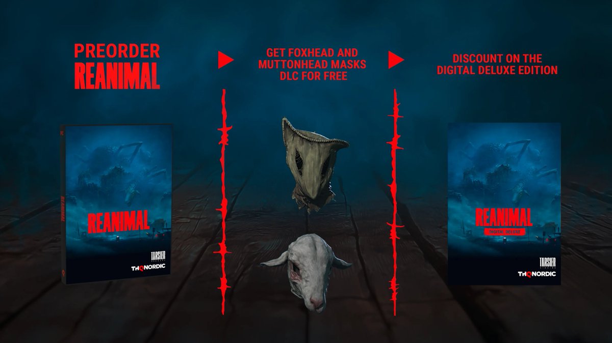 Gaboul69's tweet photo. Btw, we got the pre order bonuses revealed !

A fox mask for the boy and a sheep mask for the girl, both are so cool ! 😍

#Reanimal #LittleNightmares #LittleNightmares2 https://t.co/SGxgpPO3i7