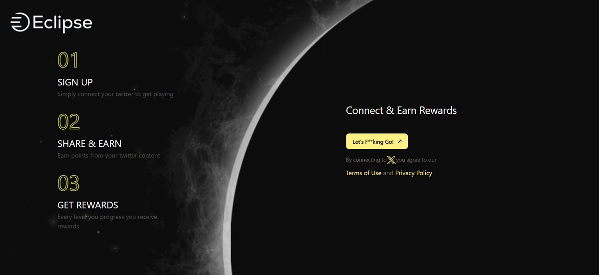 Everyone’s glued to charts

But the real action is happening on our Engagement Platform

A system that rewards presence

The people showing up now are positioning themselves for what comes next with Eclipse 

Every post, every reply, every moment you’re active

It all counts

And