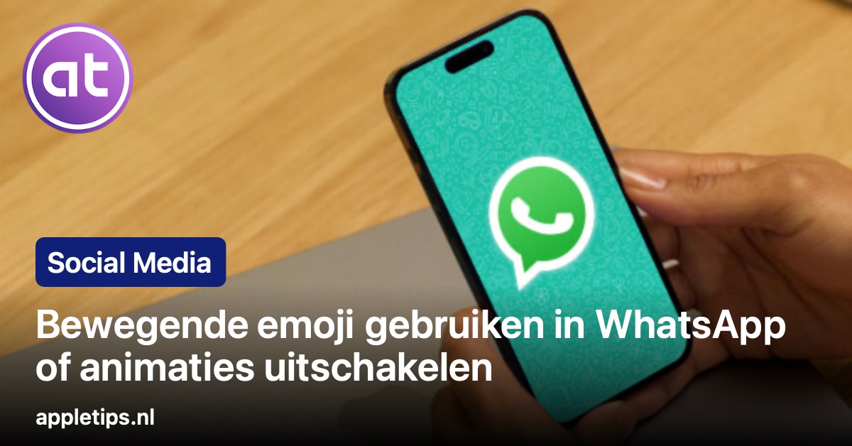 🟢 Bewegende emoji gebruiken in WhatsApp en uitleg hoe je de animaties kunt uitschakelen op je iPhone of Android 📲🥰💬 - appletips.nl/bewegende-emoj…