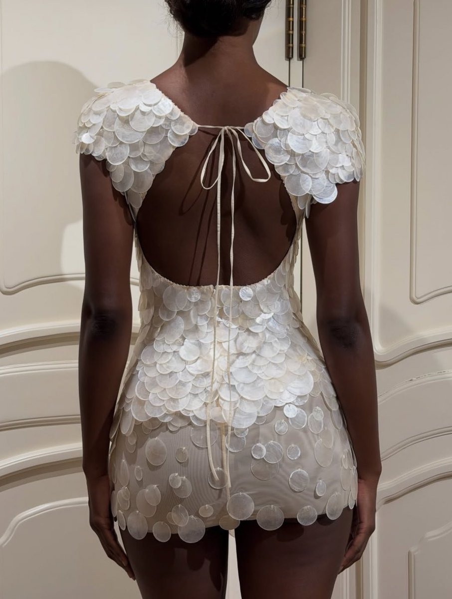 badestoutfit's tweet image. shell dress from datt