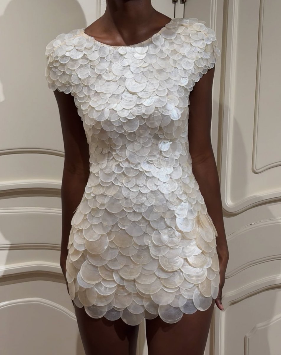 badestoutfit's tweet image. shell dress from datt