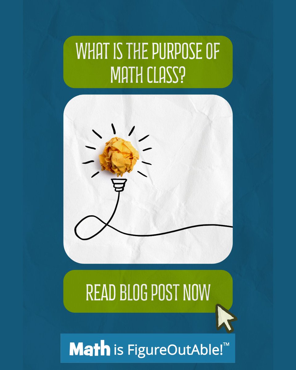 pwharris's tweet image. Big transformations in math teaching don’t always start with big overhauls. Sometimes, it’s the small shifts in how we question, represent, and connect ideas that make the biggest difference.
Read my new post:
 👉 na2.hubs.ly/H028pBs0
#MathIsFigureoutable