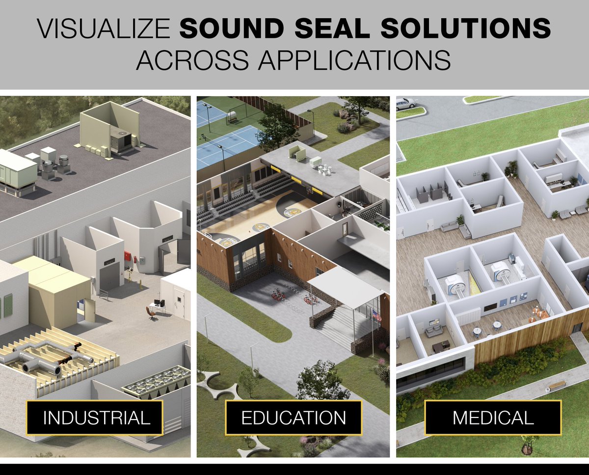 Explore three interactive 3D renders that show how our acoustic products are used in real-world spaces. hubs.ly/Q03VfWf40