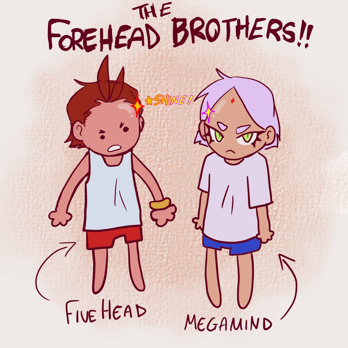 I found these two idiots on the mountain,,,, I call them 'Fivehead' and 'Megamind' 
#AceAttorney