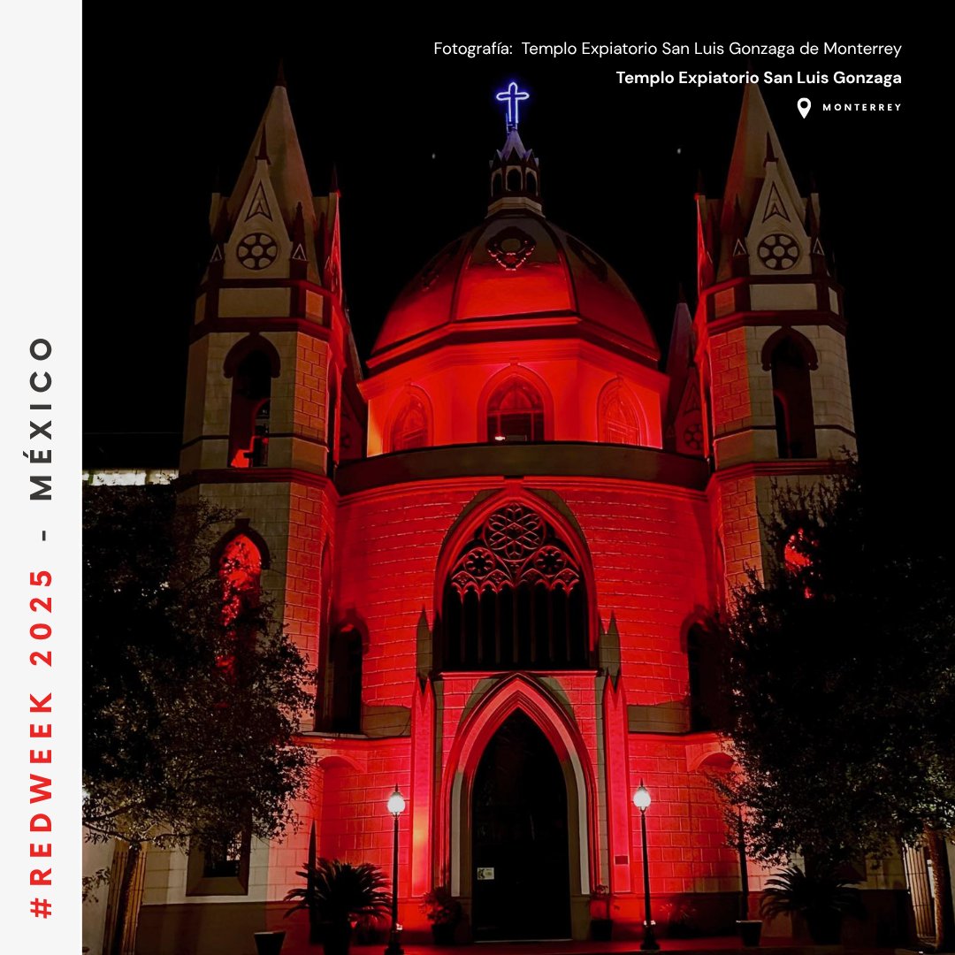 ACNMex's tweet photo. 🙏❤️ ¡Gracias, parroquias hermanas!
En Ayuda a la Iglesia Necesitada agradecemos profundamente a todas las parroquias que se han unido al #RedWeek, iluminando sus templos y elevando su oración por los cristianos perseguidos en el mundo.
Gracias por su testimonio, por su cercanía y por recordarnos que la fe se fortalece cuando caminamos juntos. 🙏✨
Que el Señor les bendiga abundantemente y que María, Reina de la Paz, acompañe siempre su misión. 🌹⛪