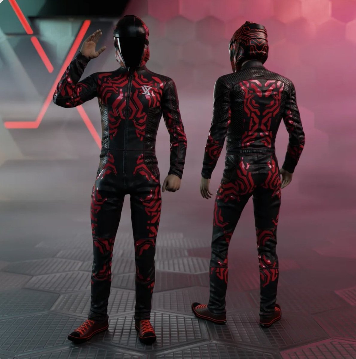 DigitalPalm's tweet image. Shoutout to @VerseXVR another partnering project of ours and our 2nd Season two avatar to be added 🫡

Also another @DigitalPalm Gen 3 thrown in for good measure. 🐪🌴