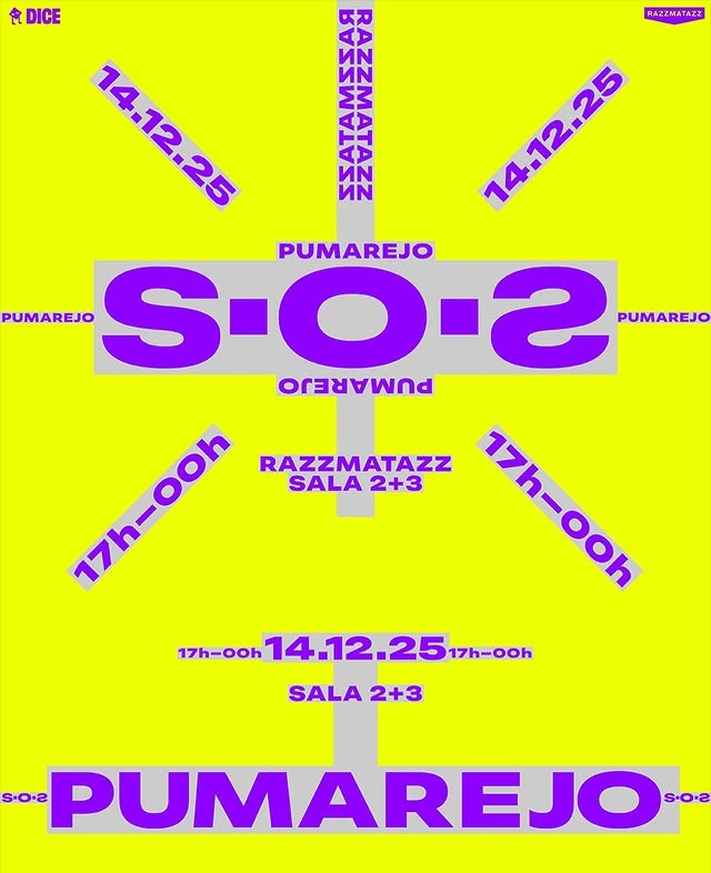 Diumenge 14 de desembre
SOS PUMAREJO
RAZZMATAZZ