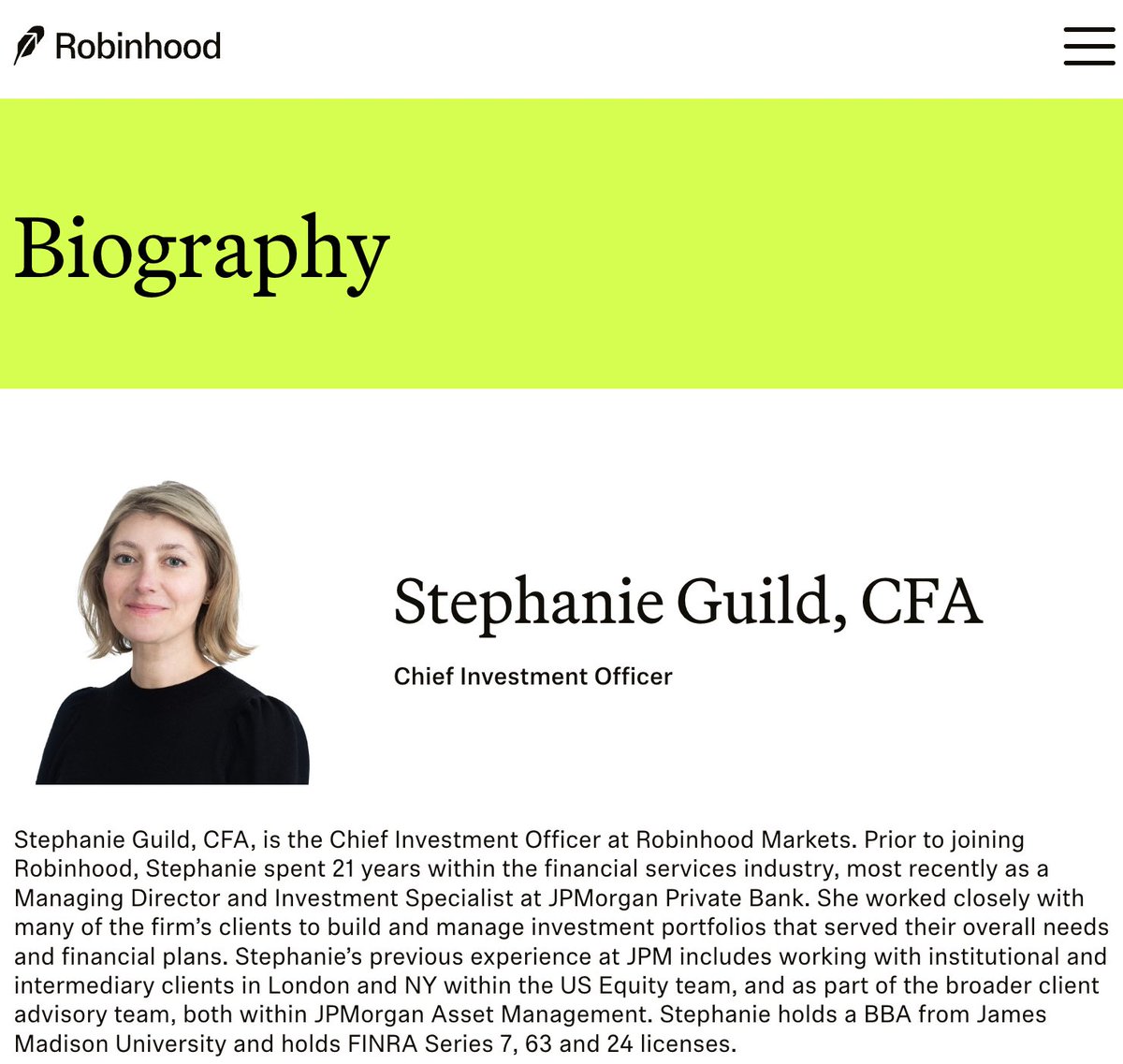 🔵MARKETEVANS: "Steph Guild di Robinhood in Diretta Streaming su Wolf Financial"