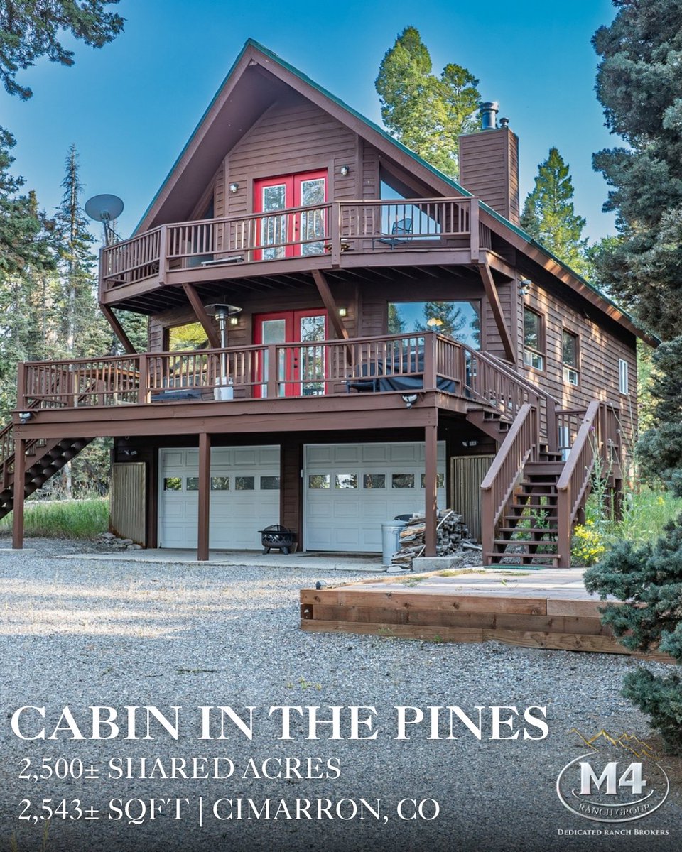 M4RanchGroup's tweet photo. NEW LISTING!! 
 
 Welcome to Cabin In The Pines, a fully updated home with 3 bedrooms, and 2 bathrooms. Located in the Arrowhead Subdivision offering privacy, abundant wildlife, breathtaking scenery, and a peaceful retreat with access to 2,500± shared acres for endless recreation https://t.co/ytfKkll6rg