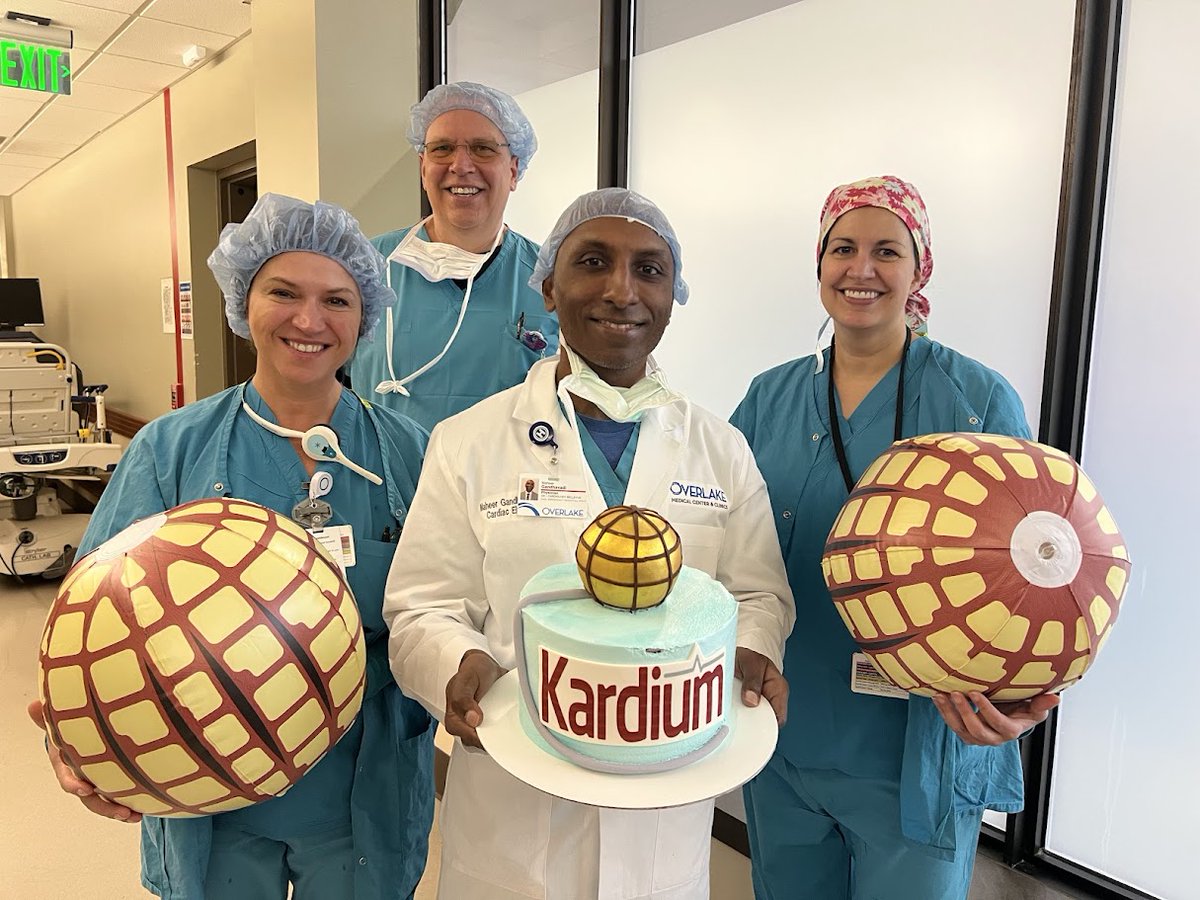 KardiumInc's tweet image. The Globe® Pulsed Field System has officially reached the West Coast! Congrats to Dr. Gandhavadi (@mgandhavadi ) and the team @OverlakeHMC  for completing their first commercial cases and pushing AF care forward.
@stephiemcd707 @StefanAvall 
#EPeeps #AFib