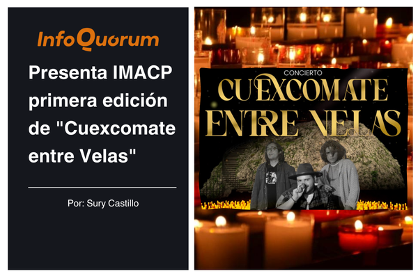 quorum_mx's tweet photo. 🕯️🌋El #IMACP invita a la primera edición de “#CuexcomateEntreVelas”, este 21 de noviembre a las 20:00 hrs. frente al volcán más pequeño del mundo.
🌙🎸 Este evento gratuito, incluirá un concierto a cargo de #PayasosDelRodeo, trío poblano que mezcla folk y pop-rock, a fin de llevar el arte a todos los rincones de la ciudad, creando espacios de encuentro y comunidad. 🤝
Detalles en: https://t.co/HK7LsJw6m5