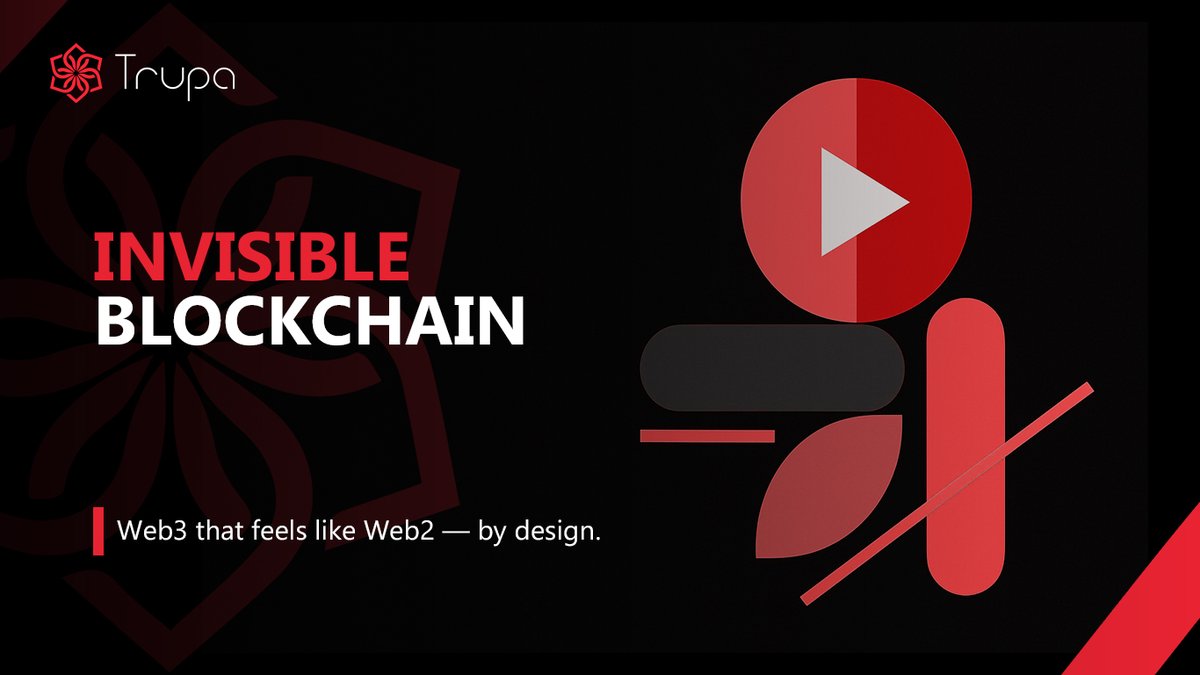 TrupaPayFi's tweet image. No addresses, no gas, no signatures.
Trupa removes the complexity while keeping every familiar step intact — giving users a smooth, Web2-like payment flow powered quietly by blockchain ✨
Convenience stays upfront, the tech stays invisible.
#Trupa #InvisiblePay #Web3UX