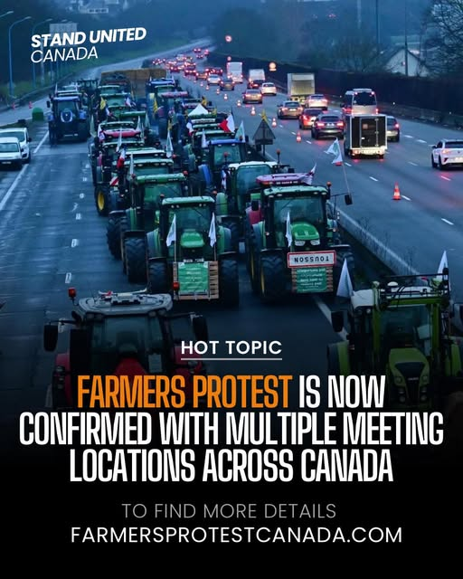 ShareawareCdn's tweet image. FARMER'S PROTEST LOCATIONS VIA TEXT: 
-From Cawston Oliver to Vernon
-Lac la biche and Plamondon
-Mirabel, Québec
-Burlington Ontario
- Sudbury Ontario
-Ottawa, ON
-St. Catharine's, ON
-Sault st Marie Ontario
-Burlington, Ontario
-London,Ontario
-Toronto, Ont
-Hamilton /…