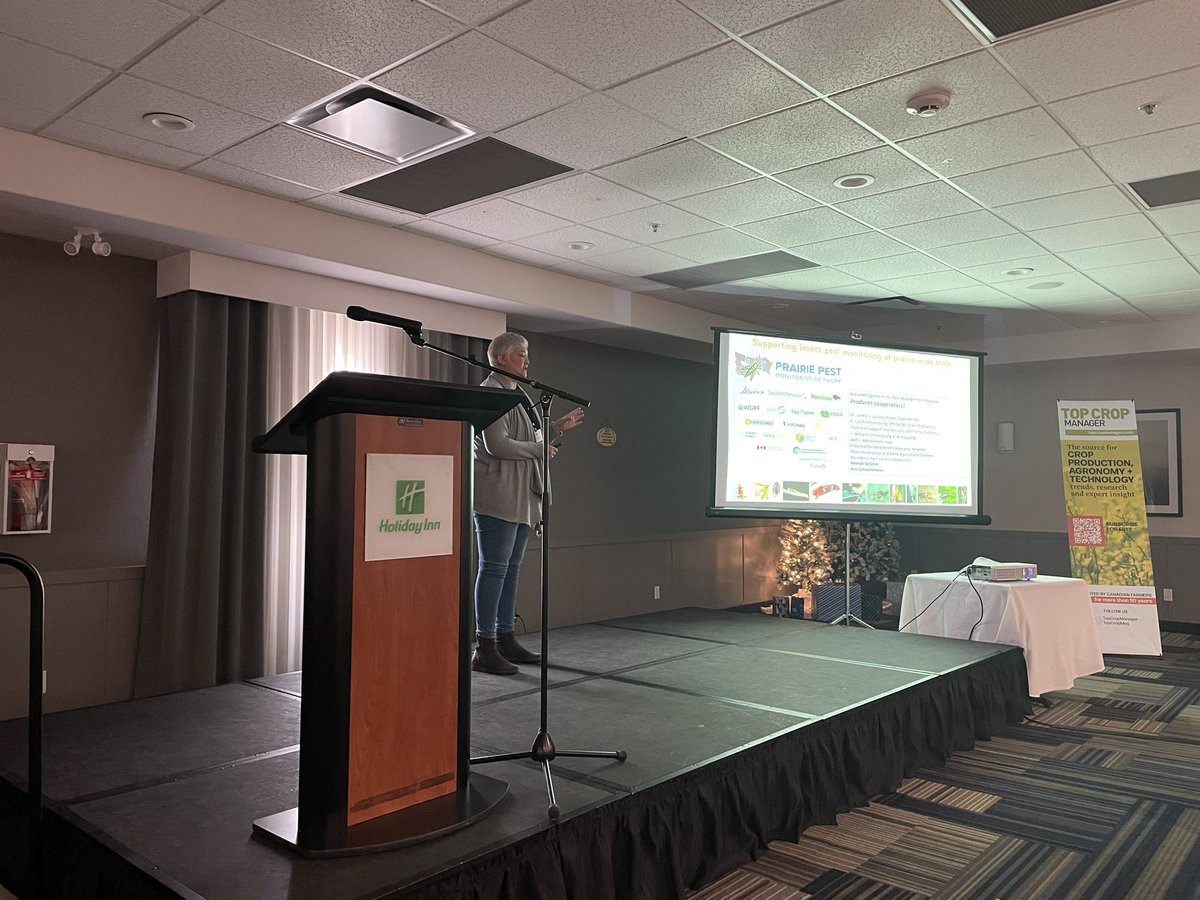 TopCropMag's tweet image. Jennifer Otani dives into cutworms, grasshoppers, Bertha armyworm &amp;amp; more - a pre-lunch race through insect pest challenges in the Peace.