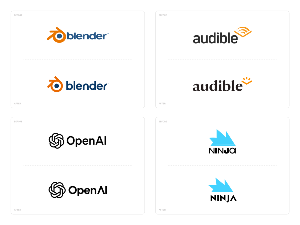 tedkdesigns's tweet image. A few additional brand redesign concepts. Yes or no?
#LogoDesign