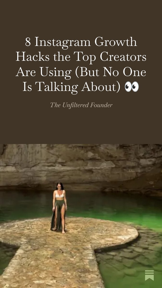 8 Instagram Growth Hacks the Top Creators Are Using (But No One Is Talking About) 👀

I have grown my own account to 30k and have helped others grow as well and these crazy hacks work, and no it's not buying followers or using hashtags..

open.substack.com/pub/katrinaleb…