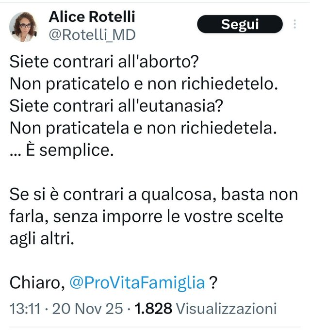 publiedCloud's tweet image. Siete contrari ai vaccini?
Basta non farli e non richiederli.
... È semplice.

Chiaro, #rotellik?