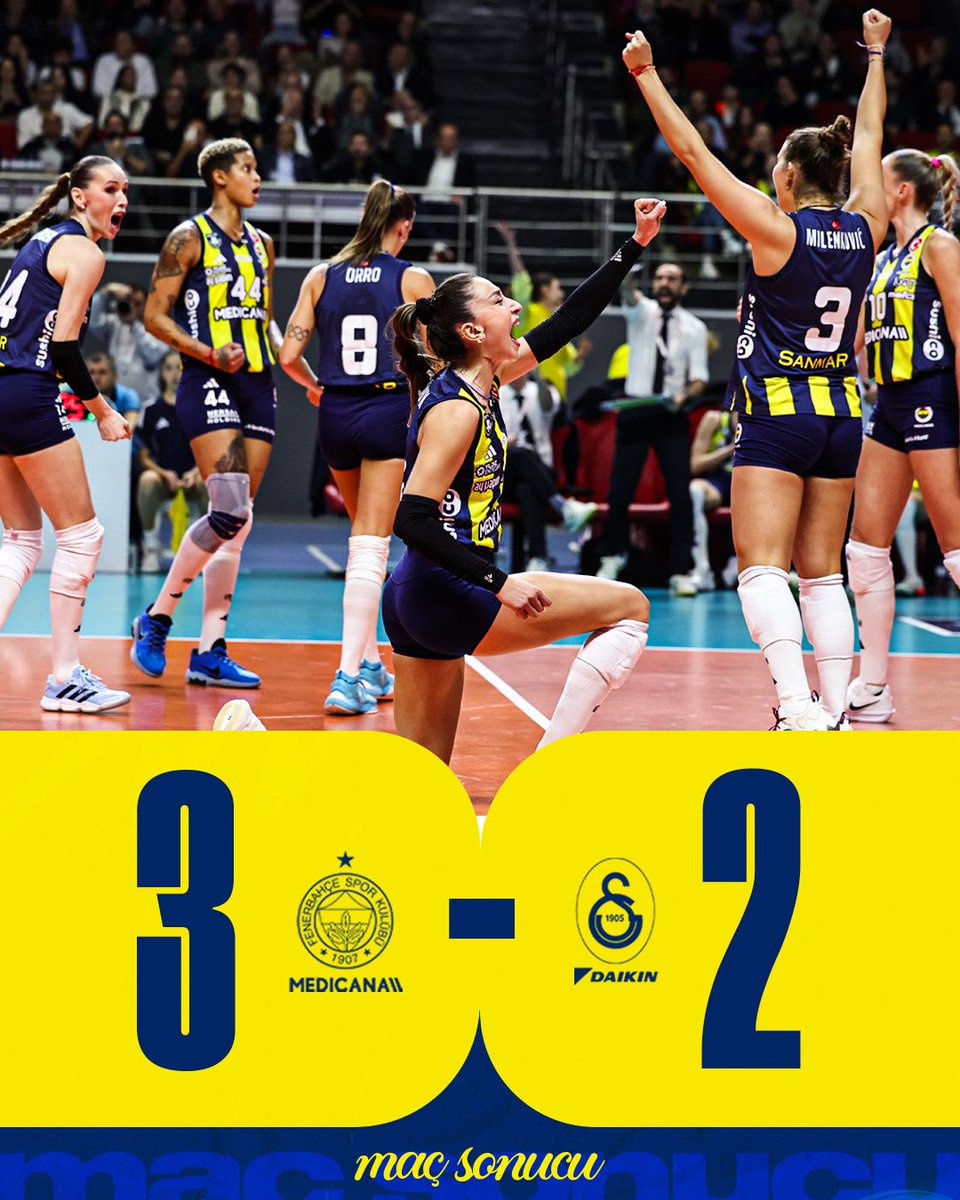 FBvoleybol's tweet image. Evimizde galibiyet bizim! 💛💙

#SarıMelekler