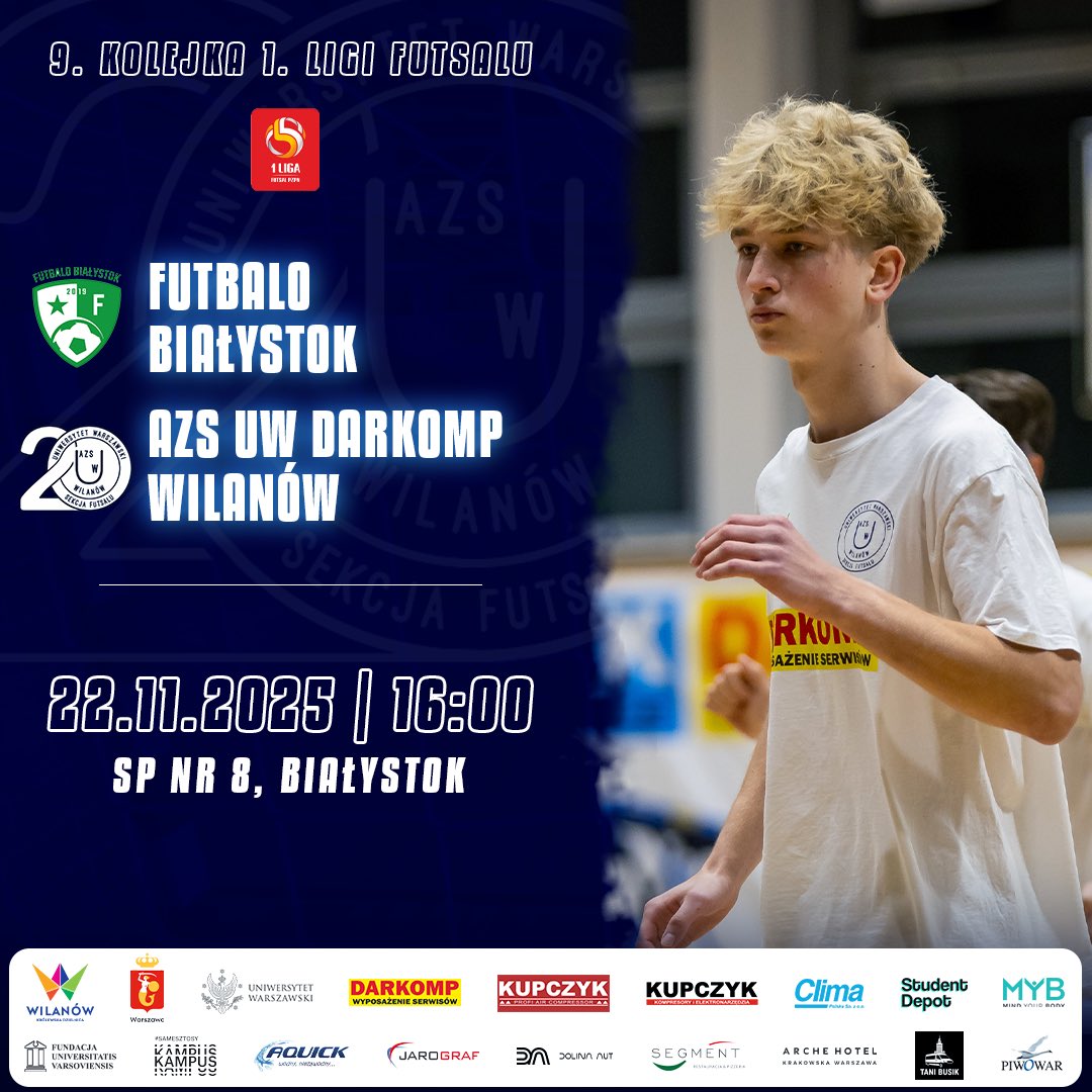 azsuwwilanow's tweet image. W sobotę kolejny mecz! ⚽️

Tym razem wyjazdowy - jedziemy do Białegostoku na starcie z Futbalo Białystok, czyli naszym sąsiadem w tabeli 👊

Po 8 rozegranych kolejkach zajmujemy 5. miejsce z dorobkiem 15 punktów. Nasi sobotni rywale mają o jeden punkt mniej i znajdują się na 6.…