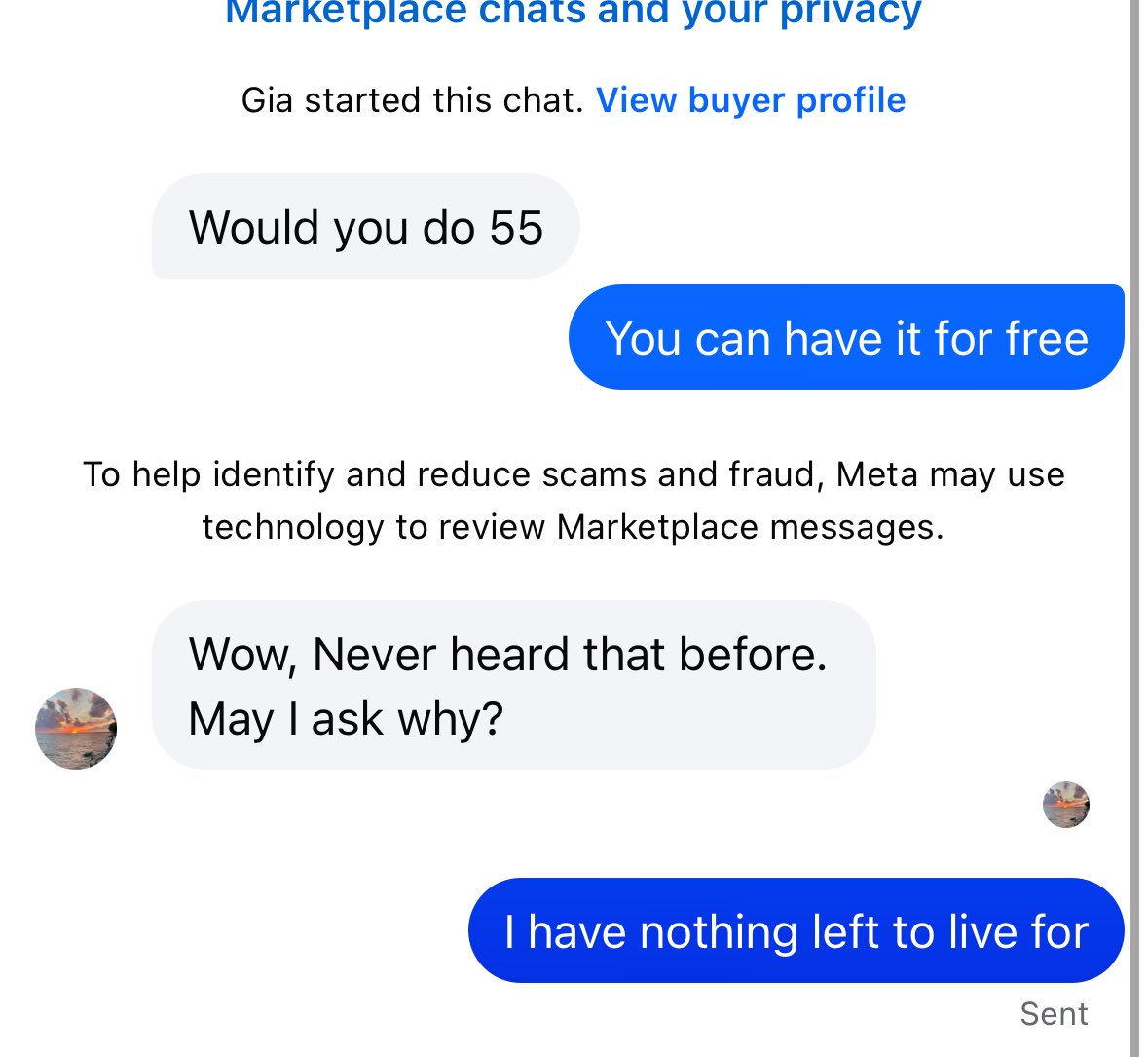 journal299's tweet image. Started suicide baiting marketplace low ballers