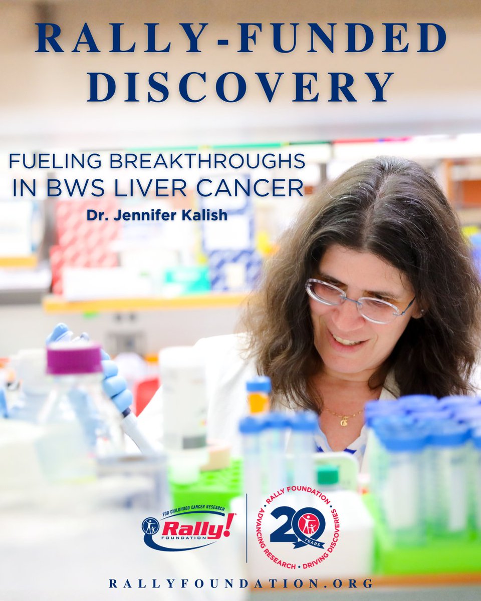 RallyFoundation's tweet image. Seed funding from Rally Foundation is driving new discoveries in BWS liver cancer research. Dr. Jennifer Kalish and her team are uncovering how these cells become cancerous as we fight for fight for kids&apos; futures.

Give now: hubs.la/Q03Vh6fc0
#ForTheirFuture