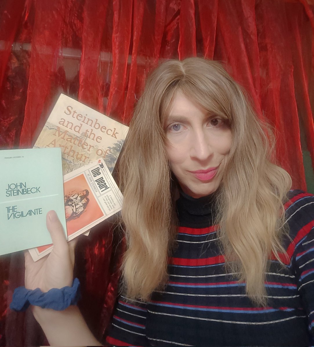 QueerNerdCole's tweet image. Look, (gasp) a single solitary man in my pile of books all otherwise written by, about, for, women: research &amp;amp; reference reading for my own novel, to be an actual WIP soon! 
(last photo in my old flat before I got my lovely new one)
#BookTwitter 
#johnsteinbeck
#writersoftwitter