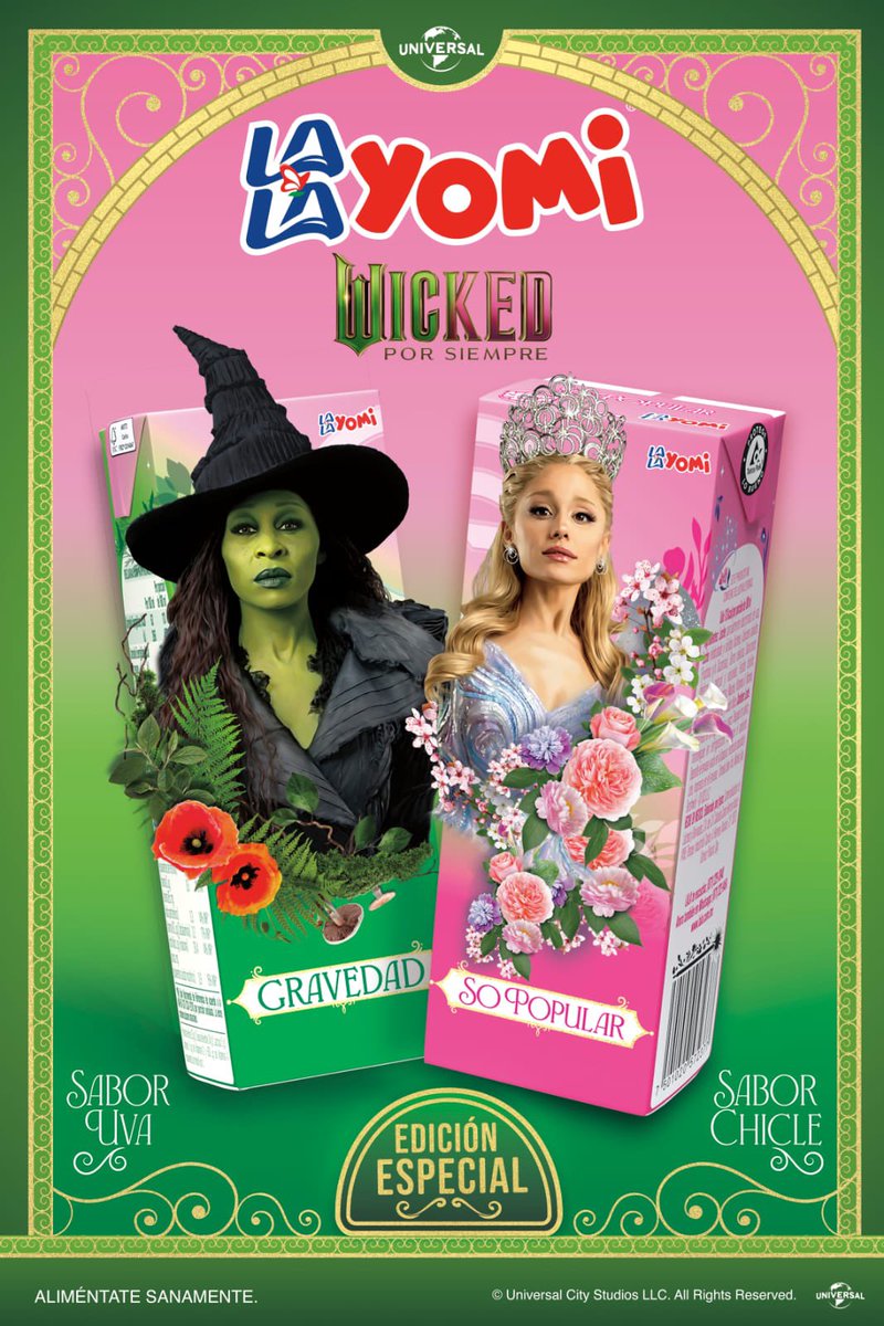 Wicked x Lala Yomi®: innovación que apuesta por la emoción, el fandom y las nuevas audiencias. 

facebook.com/share/p/1FoNY2…