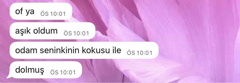 Yine birini parfümüm ile etkiledim….