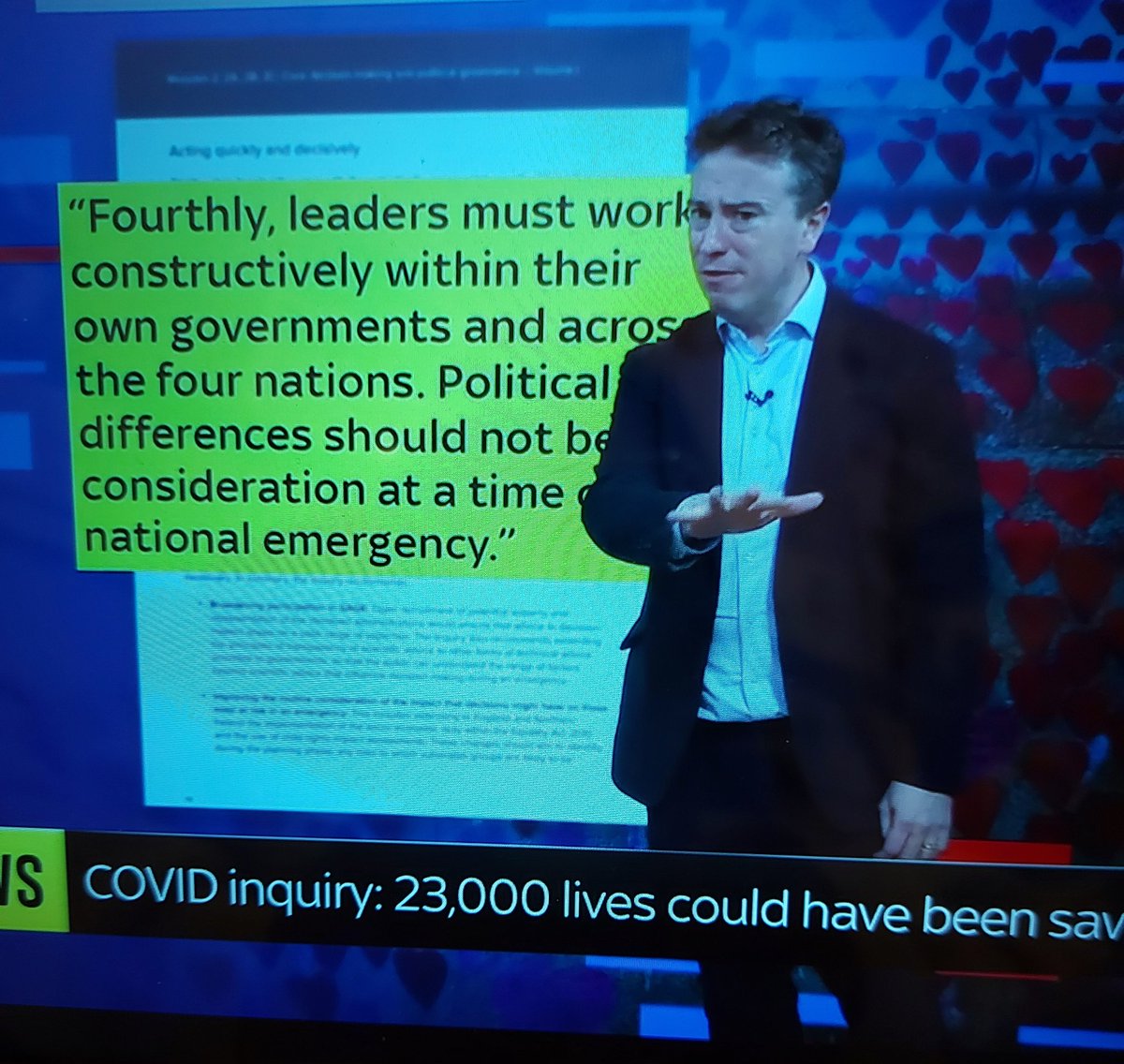 Not Sam Coates taking the time to shit on the current govt instead of the previous one because people like Whitty have now been given positions by Starmer. And making it sound like the Covid Inquiry is not quite value for money. We deserve better ffs. People died needlessly.
