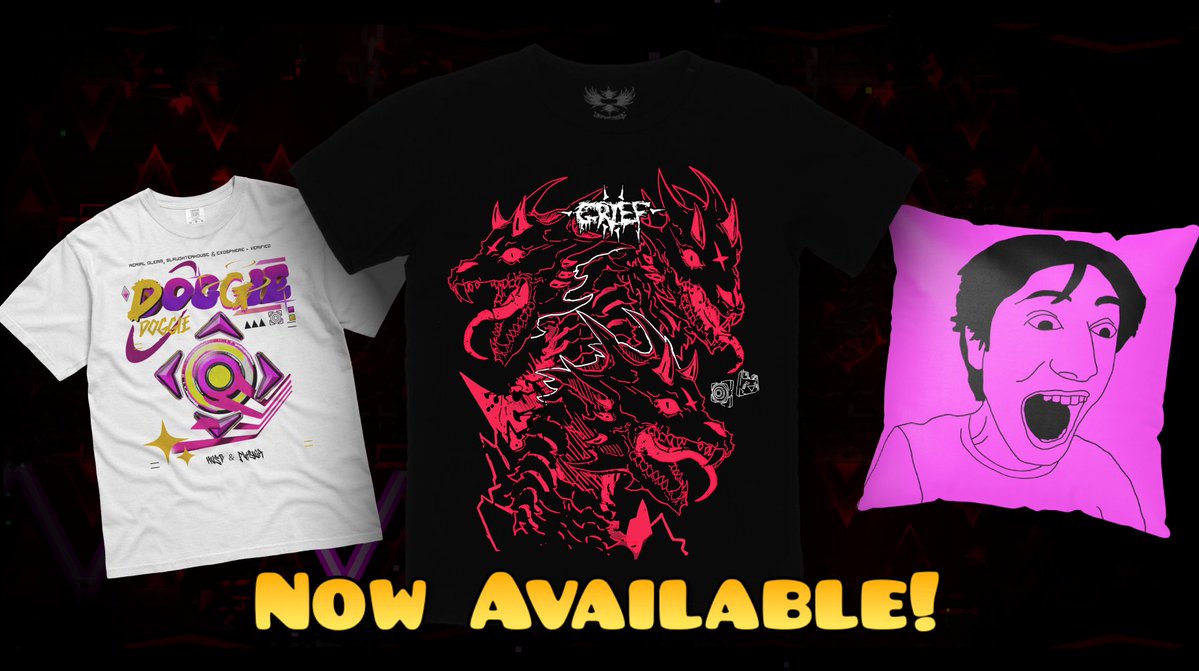 DasherDoggie's tweet image. GRIEF shirt and more amazing Doggie merch now available!