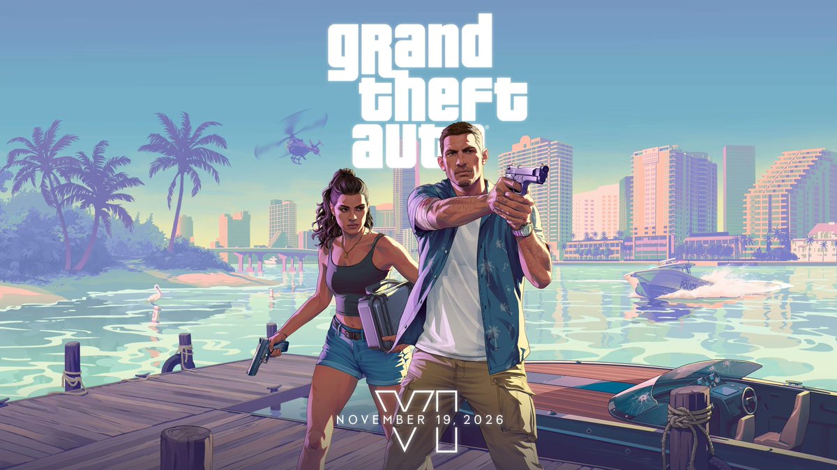 PortalLeonida's tweet photo. A Rockstar Games já está arrasando nos prêmios Golden Joystick com GTA 6.  

Eles simplesmente ganharam em todas as categorias em que foram indicados, e ninguém estava presente para receber os prêmios: 
🏆 Melhor Trailer de Jogo 
📷 Jogo dos Mais Procurados https://t.co/7iNXYbObOR