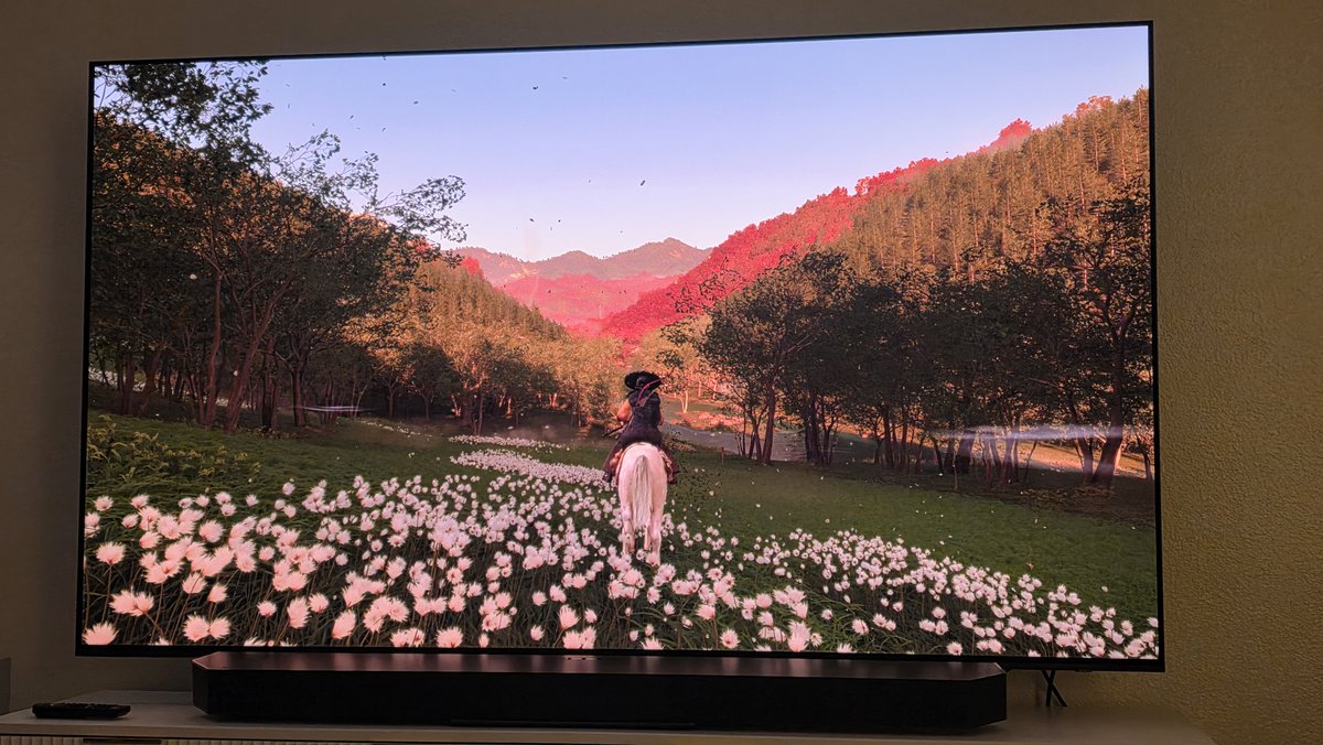 VisualFidelity's tweet image. Pics from my new 77&quot; s90F QD-Oled.  
The contrast, HDR Impact, and colors are this set are STUNNING.  

Having owned the s90D, G5 oled, and QM9K mini led, the s90F has the best picture, as it combines inky oled blacks with insane vivid yet natural color, impressive shadow detail,…