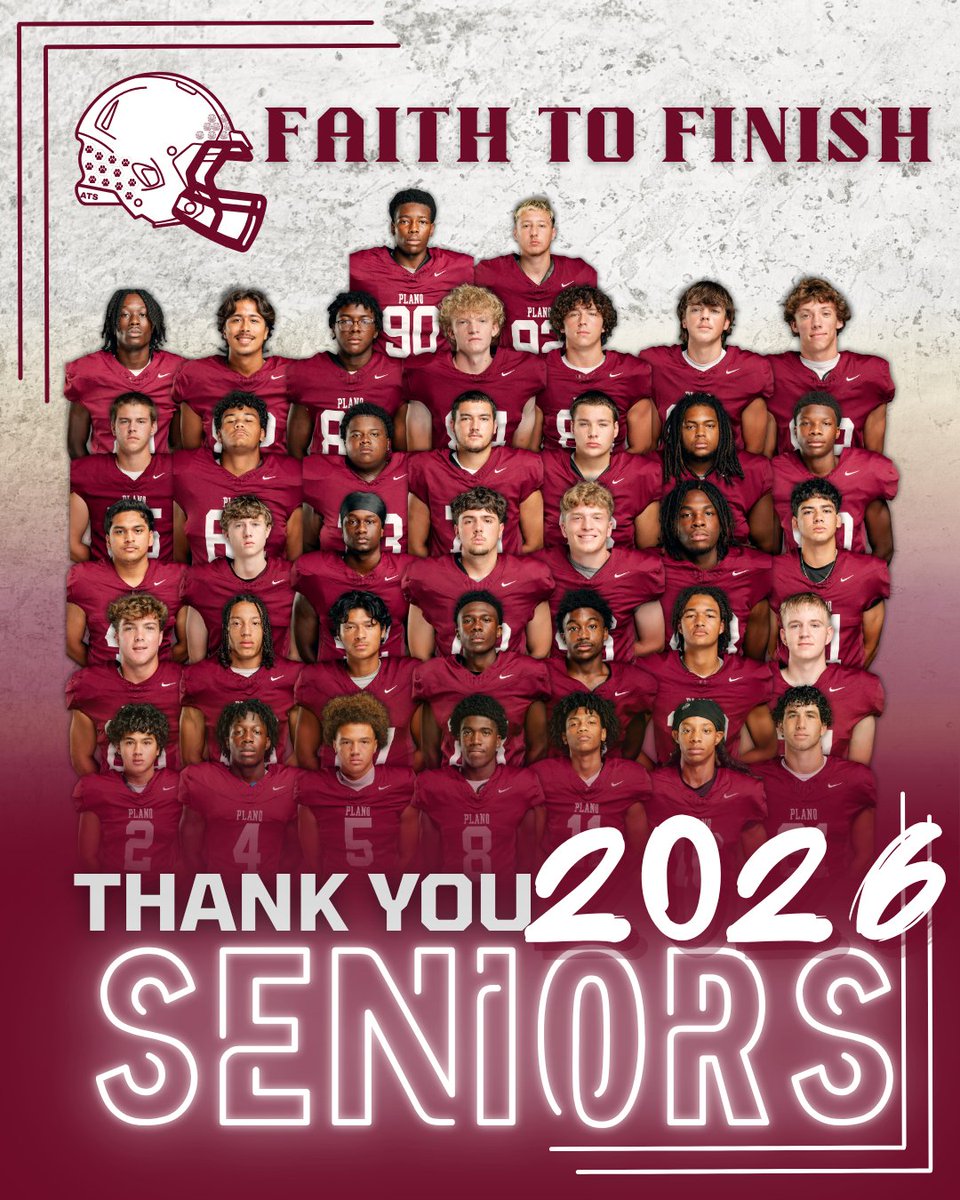 We are so thankful to our Senior class! Thank you for your time, energy, and sacrifice!! #FaithToFinish