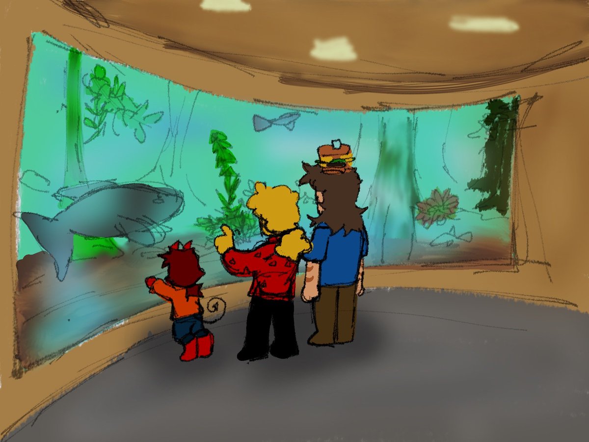 WitherDegay's tweet image. Did a arttrade with Mr.  @gametack_ 

Look how cutie they look🥺
#pizzaBurger