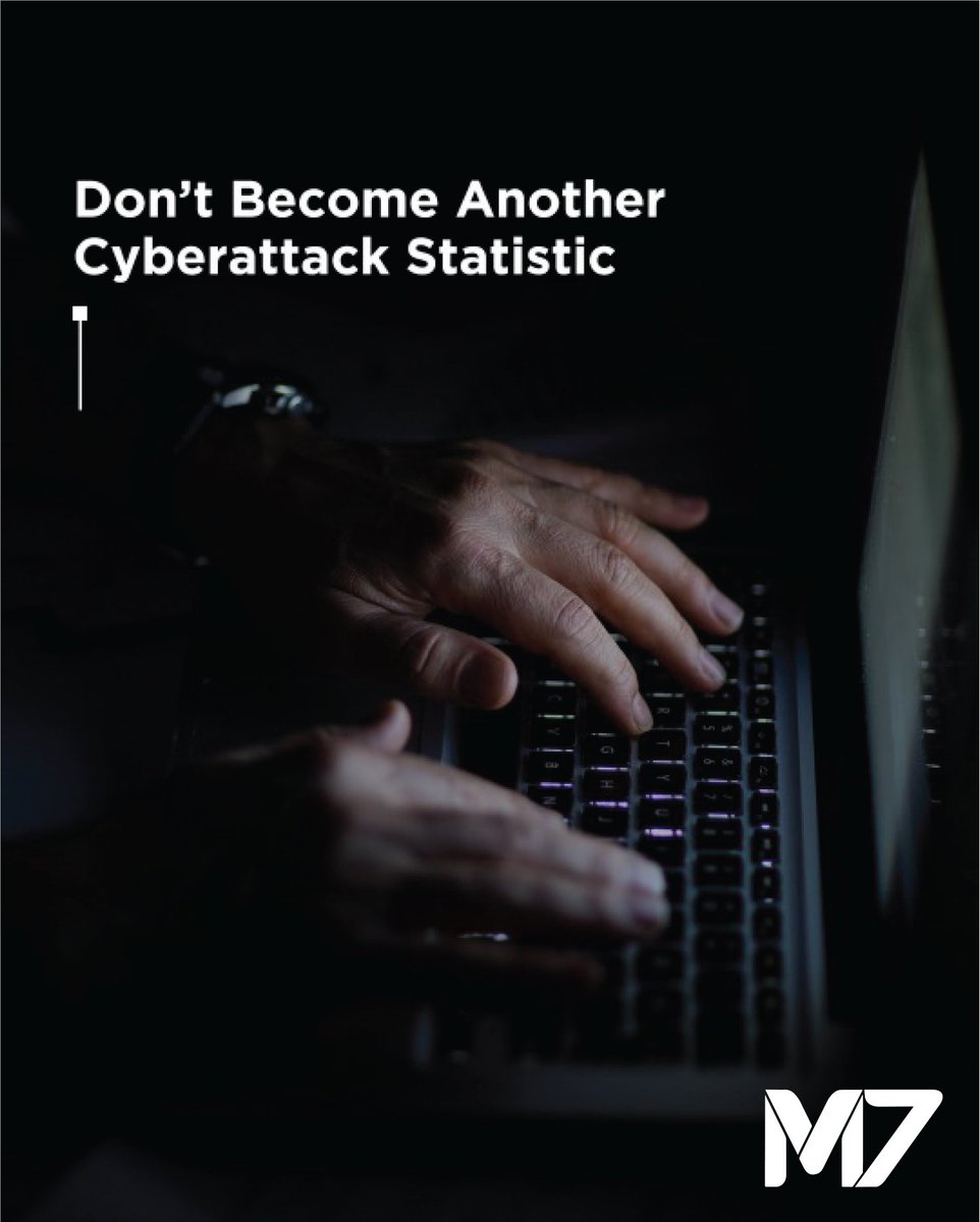 m7services's tweet photo. SMBs face over 60% of cyberattacks. Don’t assume you’re too small to be a target. A professional risk assessment and comprehensive security solutions are your best defense. Protect your business and enable confident growth. #CyberSecurity #ITServices #ITSecurity #MSP https://t.co/Ca11YxC8Tt