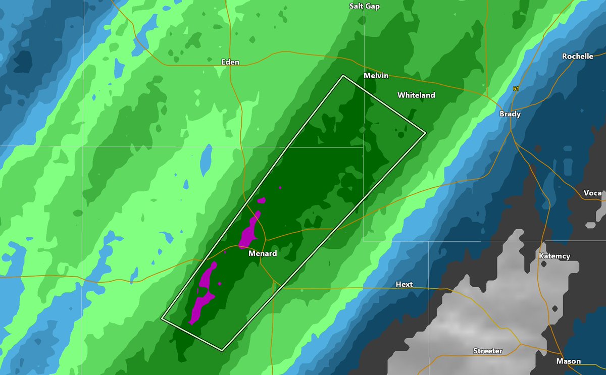 weathertrackus's tweet image. Flash Flood EMERGENCY for Menard, TX.

Seek higher ground now! This is a Particularly Dangerous Situation!