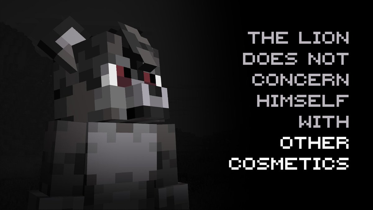 EssentialMod's tweet image. are you like the lion?