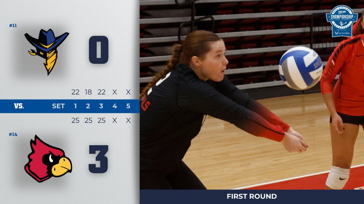 The Cardinals sweep! 

Lara Gilardi De Souza's 14 kills (.393) lead Mineral Area to a 3-0 win. 

They will face Casper at 1:00 PM CT tomorrow in the consolation bracket of the 2025 #NJCAAVB DI Championship presented by <a href="/USAFRecruiting/">Air Force Recruiting</a> 

shorturl.at/rMVrl