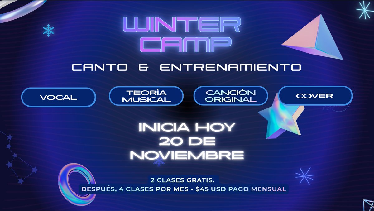 ENH3official's tweet image. 🎤HOY, CLASES GRATUITAS DE CANTO Y MÚSICA! 🎵

¡Únete al servidor de Discord para obtener 2 clases gratis!
DM para mas infromacion!

discord.gg/29nRV2hN

#vtuber #VtuberES #vtuberespañol #VTuberDebut #VtubersUprising