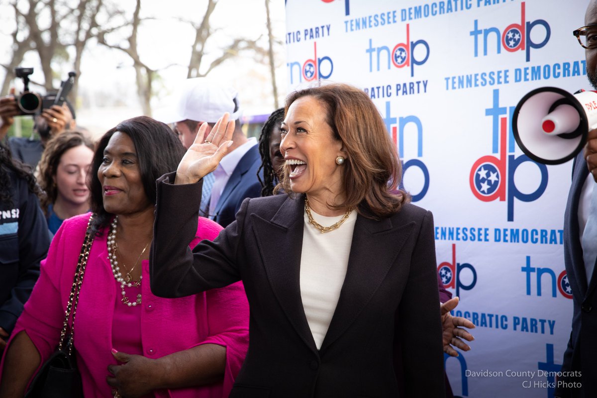 This week, Davidson County Democrats were honored to welcome Vice President Kamala Harris at our #TN07 canvass for Aftyn Behn for Congress!

#Nashville #Tennessee #SpecialElection #Democrats