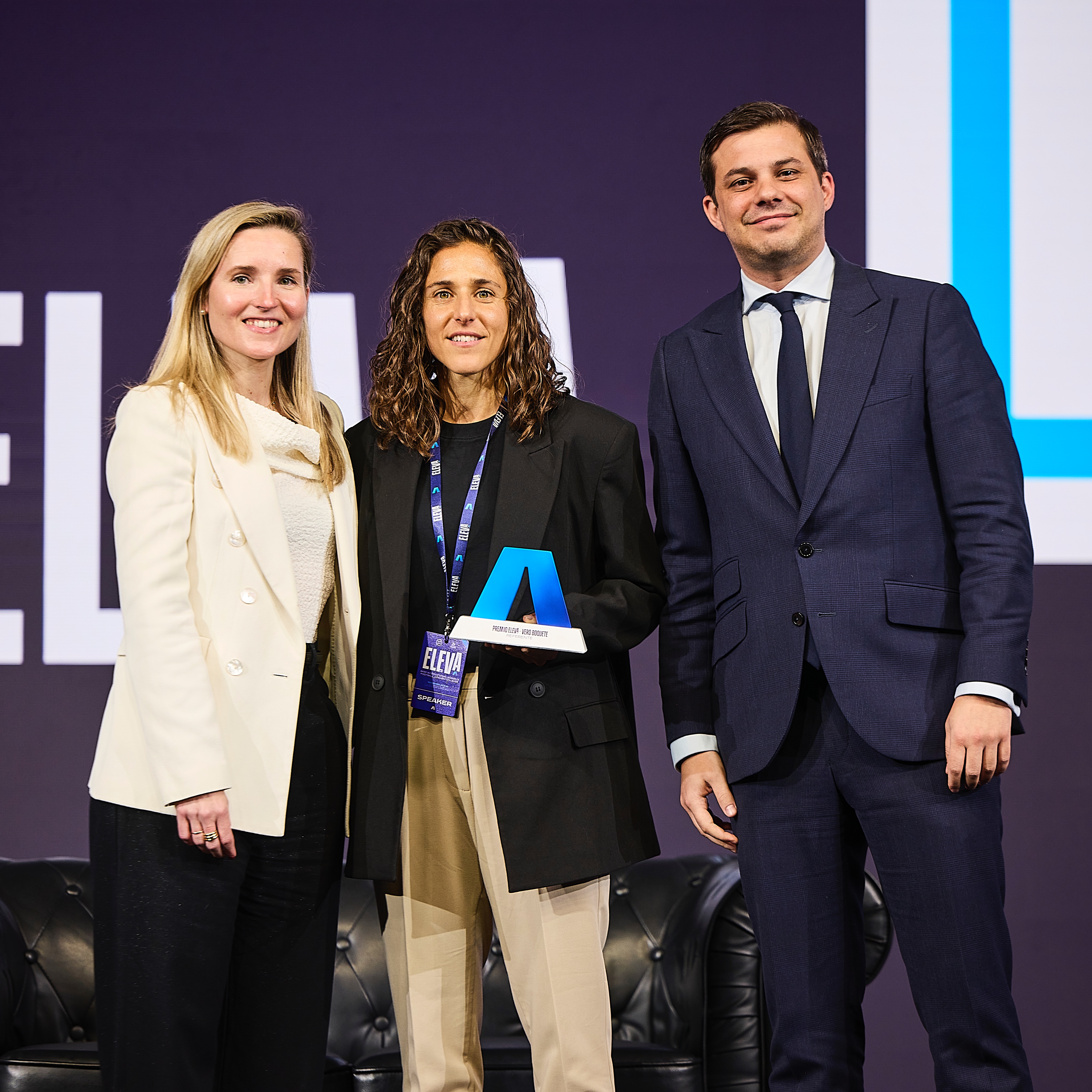 Vero Boquete, Premio ELEVA Referente | Foto: RFEF (X)