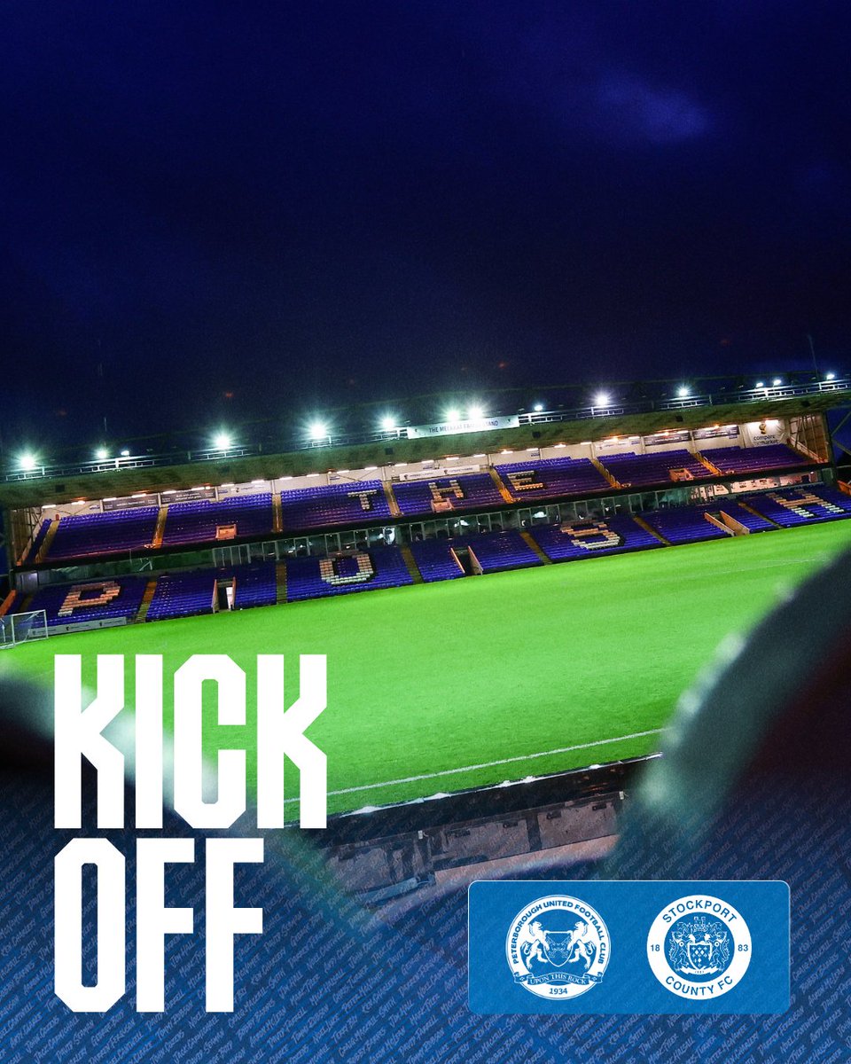 1' - We are underway at the Weston Homes Stadium. 

🎩 0-0 🟢 | #pufc