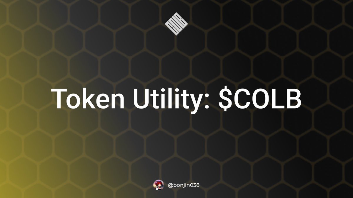 bonjin038's tweet image. 4/🧵Token Utility: $COLB

$COLB is both a governance and utility token.
- Governance: holders can propose which investments (e.g., pre-IPO) get added
- Utility: it&apos;s used to power a secondary market for tokenized RWAs