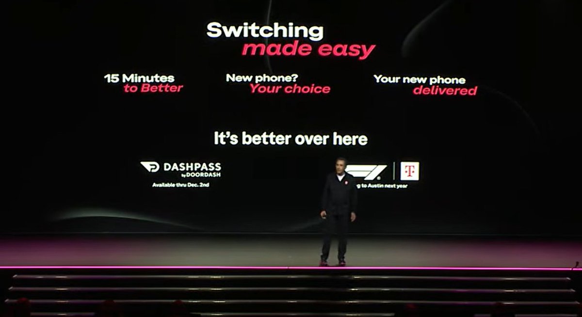MyTechMusings's tweet image. That&apos;s the wrap of a short @TMobile event/announcement... Great presentation from @SriniGopalan &amp;amp; @Mike_Katz 

Here are my key takeaways:

↗️Announced #easyswtich - making one of the biggest pain points --switching carriers-- pain-free, quick &amp;amp; less complex
↗️Do it on your phone…
