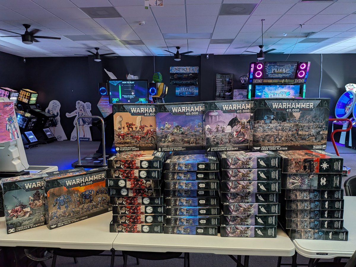 This is not even half of our shipment of Warhammer battleforce Christmas boxes. You can preorder them now on our store! Some of our boxes are also discounted!